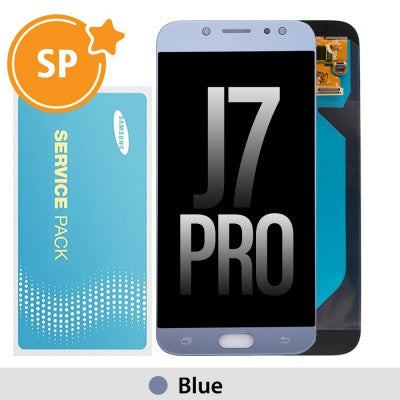 Tecguru-Samsung Galaxy J7 Pro (2017) J730F OLED Screen Replacement Digitizer GH97-20736B (Service Pack)-Blue Tecguru-Samsung Galaxy J7 Pro (2017) J730F OLED Screen Replacement Digitizer GH97-20736B (Service Pack)-Blue